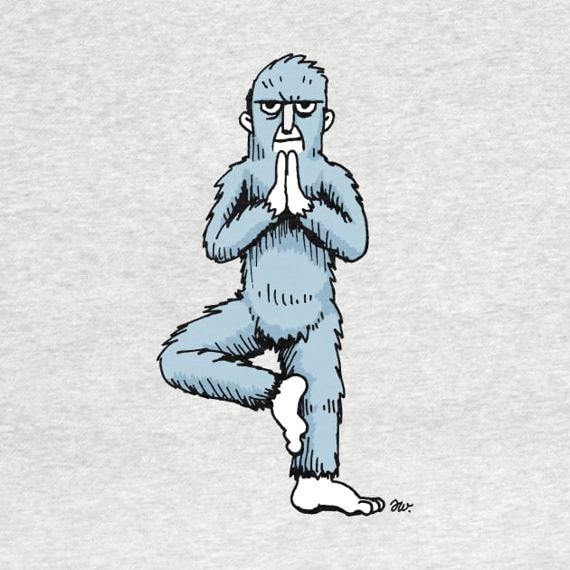 Yoga Yeti by awcomix